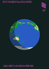 3D GLOBE IN CASTLE | FREE VIEW | PLANETS |...