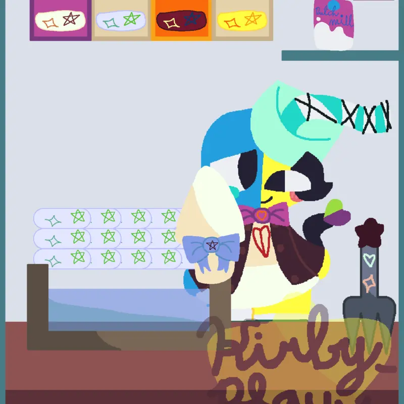 Melanie's party mukbang!!! by @Kirby_plays23