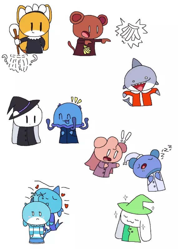 New Dolls Crew by @Bliecat