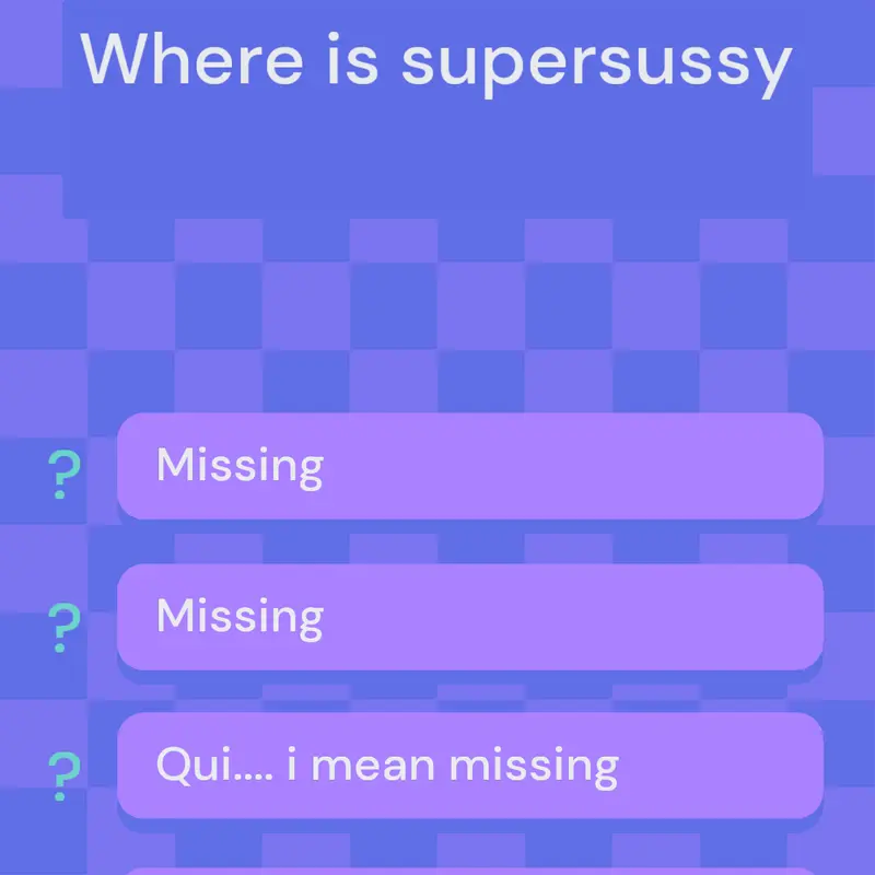 Game by @supersussy1245