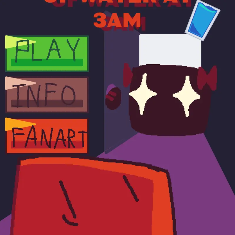 Get a glass of water at 3am by @Wormyy