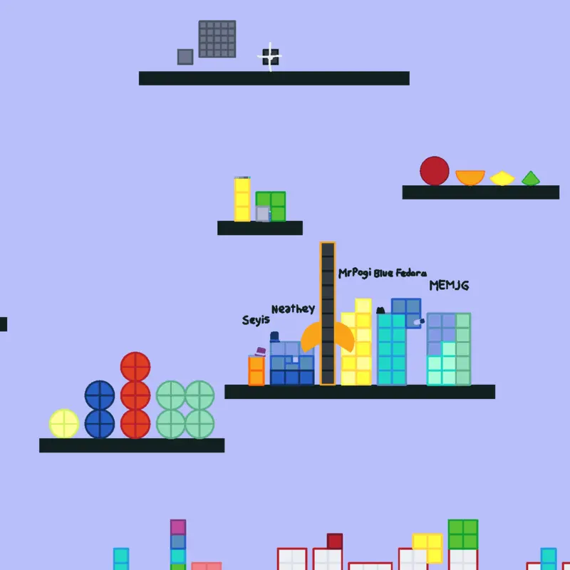 Numberblocks sandbox! by @Burgitos