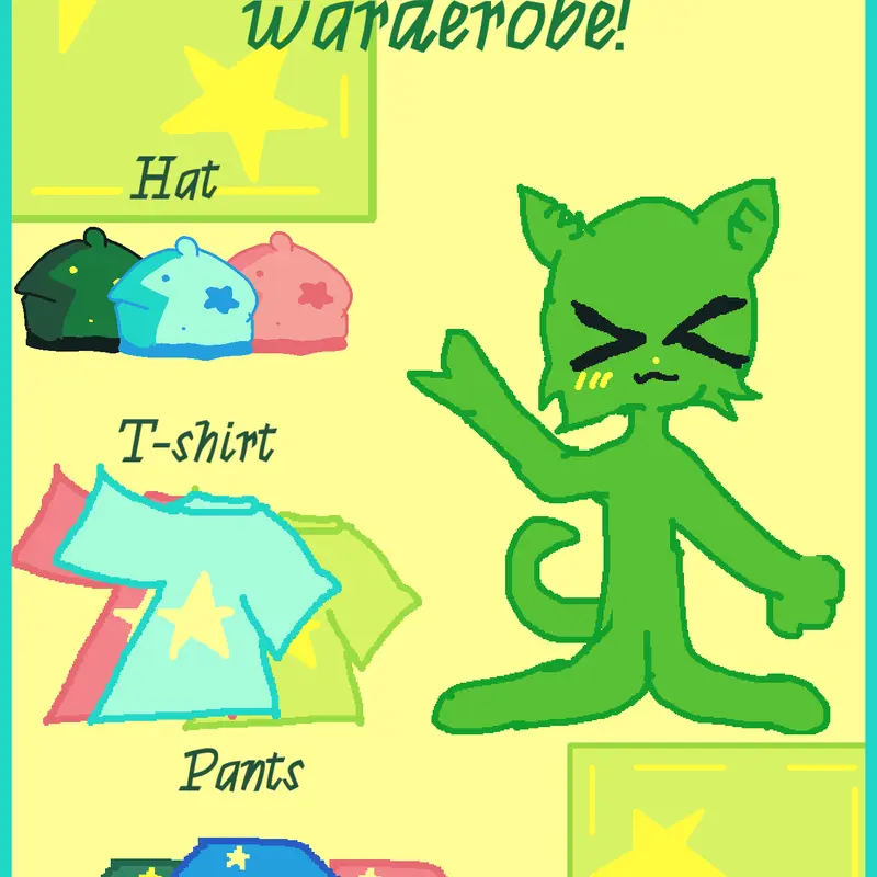 Alien cat :3 by @Ilovekawaii123