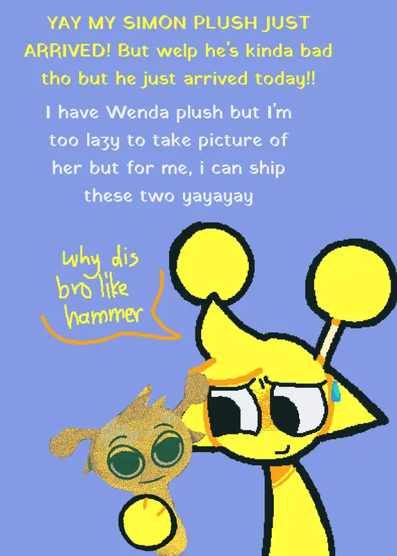 Simon plush by @Wendify_Official