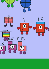 Number blocks - tirty to one trillion