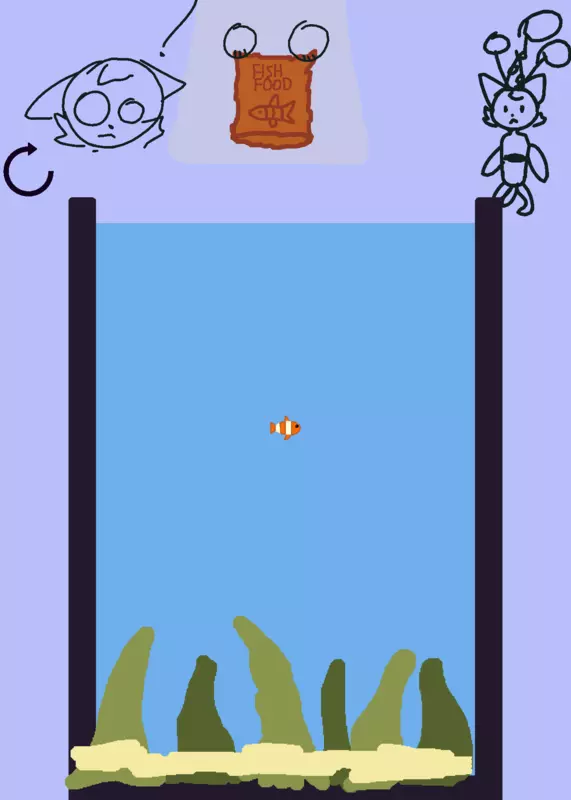Just a fish by @leiacatmeow