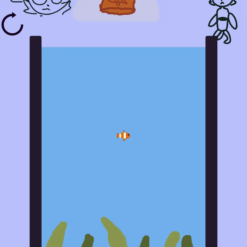 Just a fish by @leiacatmeow