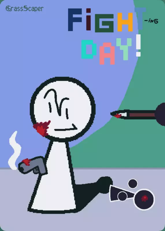 Fighting Day by @hamdogs