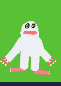 Mammott on plant island ragdoll