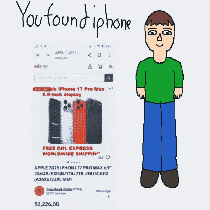 You found iphone by @Philicaslad