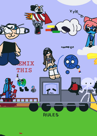 remix and add a character