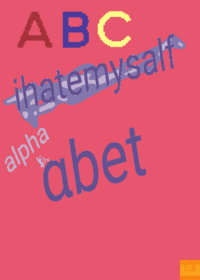 Semblufolutilutimiguel's alphabet ihatemysalf