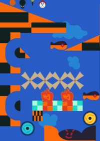Halloween marble run