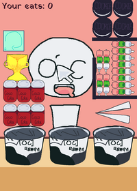 Your oc + mukbang!