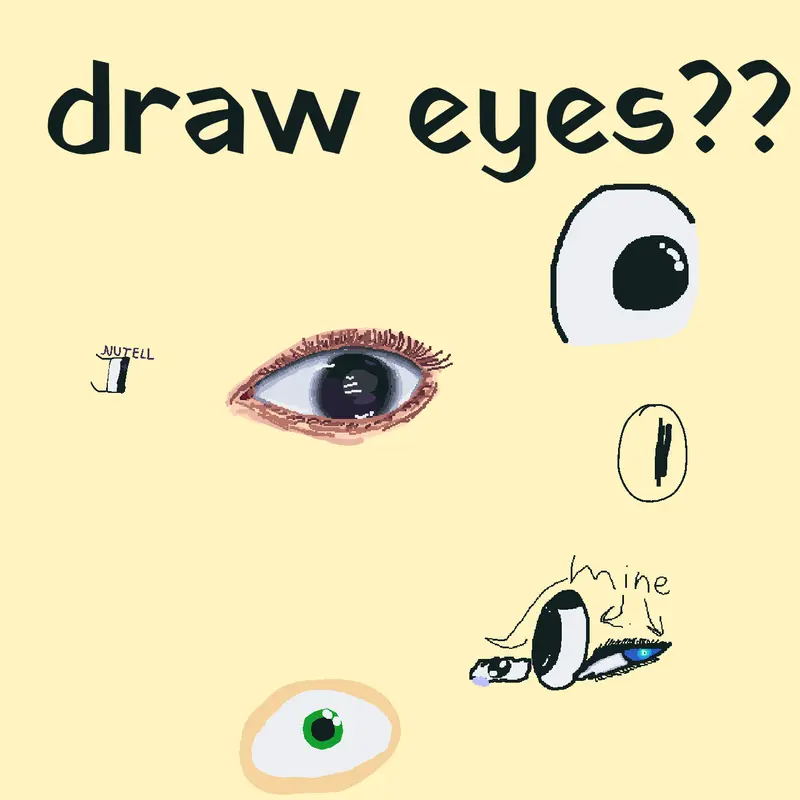 How do yall draw eyes? by @Nuttell