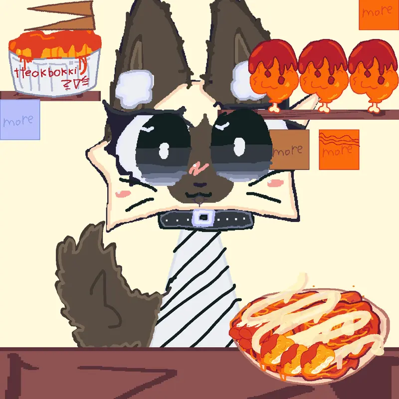 Chocolate kitten YT mukbang version 2! by @ChocokitYTcatsim