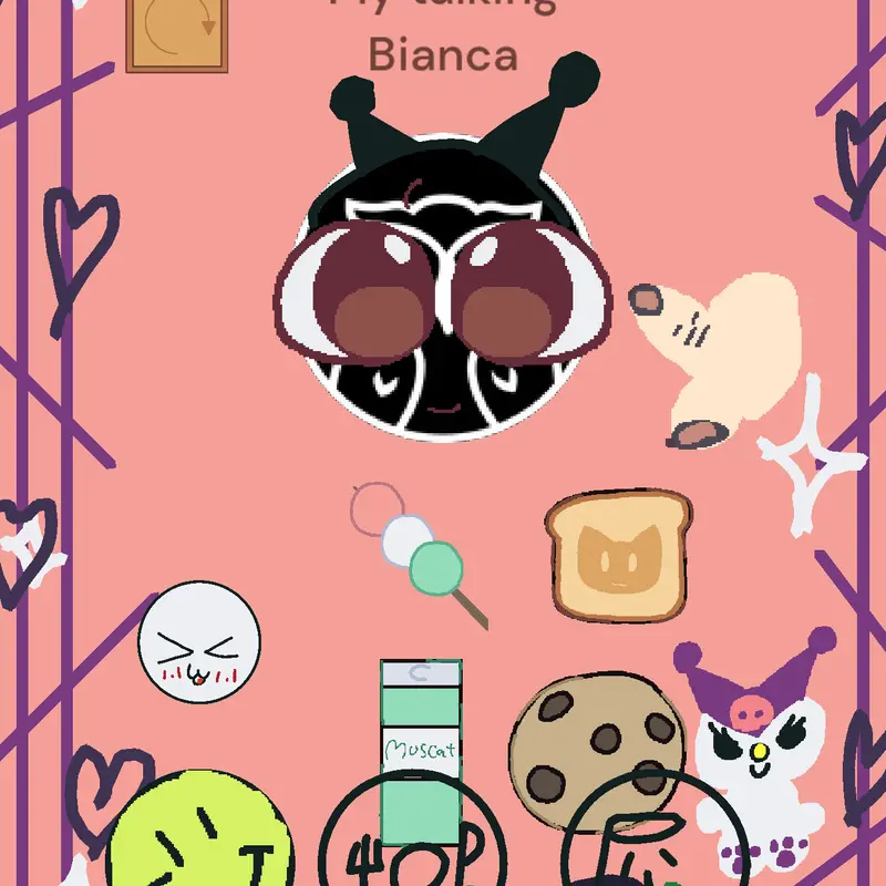 My talking bianca by @Biancakuromi