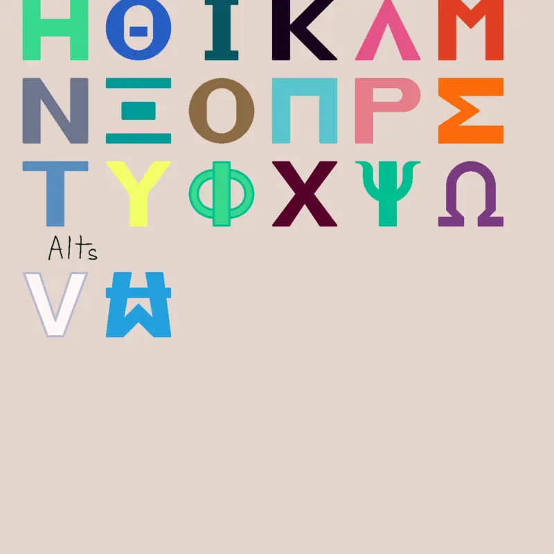 Greek Alphabets by @BalliaMicro