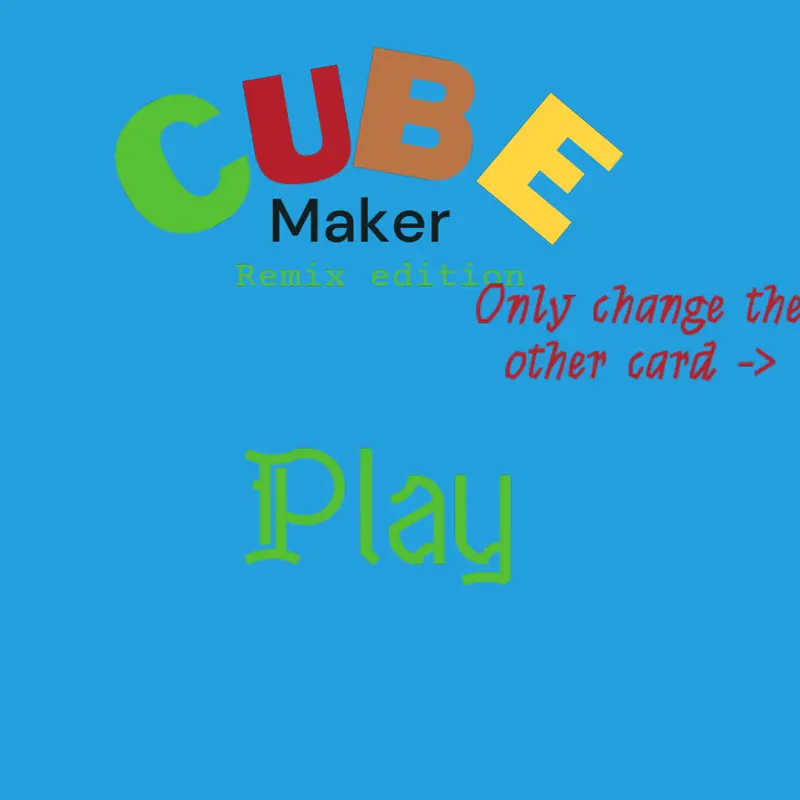 Make a cube! by @CatCubeMakerPR0