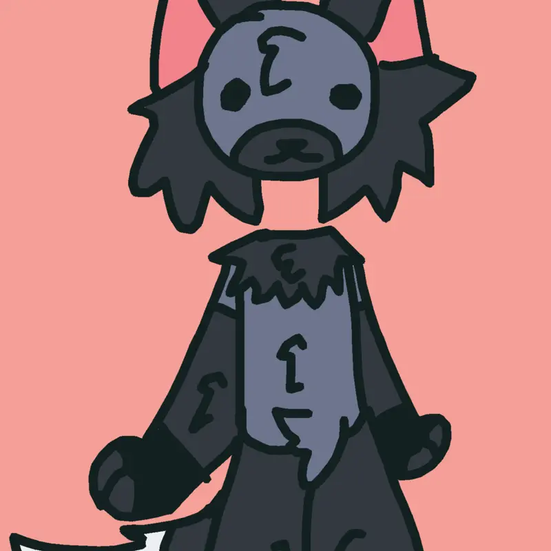 Silver the silver fox! She’s my oc! by @harlowbok