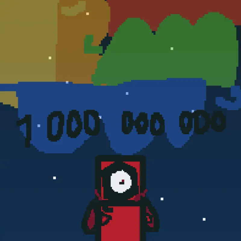 Numberblock 1000000000 Tall by @thirdyandalbie_2026