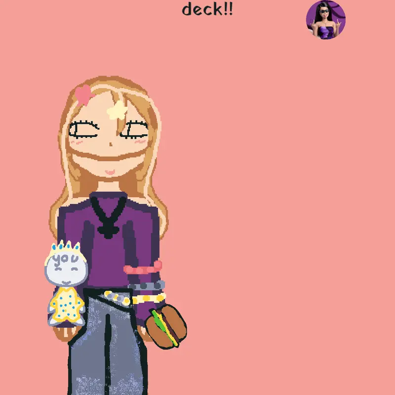 First dressup deckkk #dressup by @Lilac_off