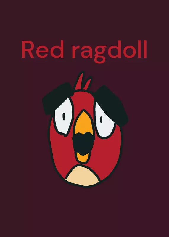 Red ragdoll by @red_animations