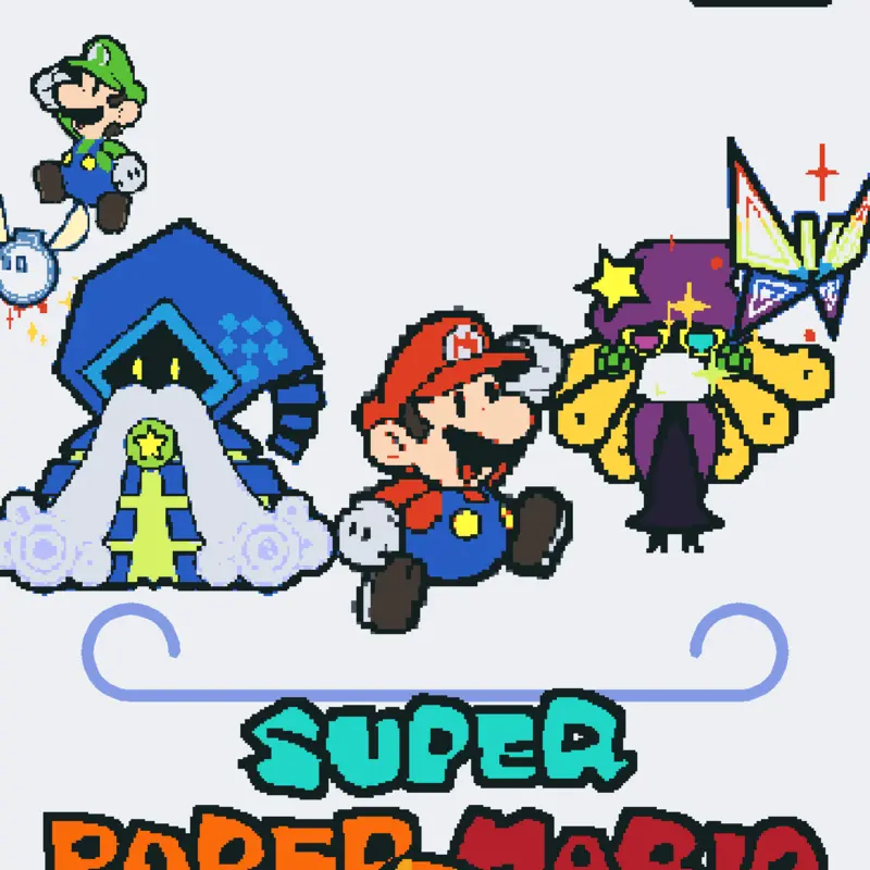 Super paper mario "2" by @Mr_random-666