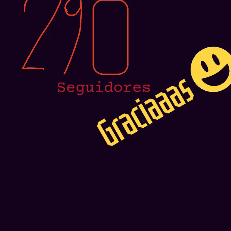 290 seguidores gracias! by @valentino_estudios