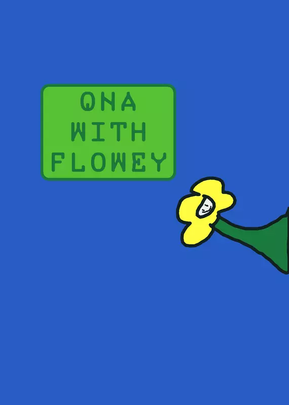 Qna with flowey by @stickman_yellow_cool