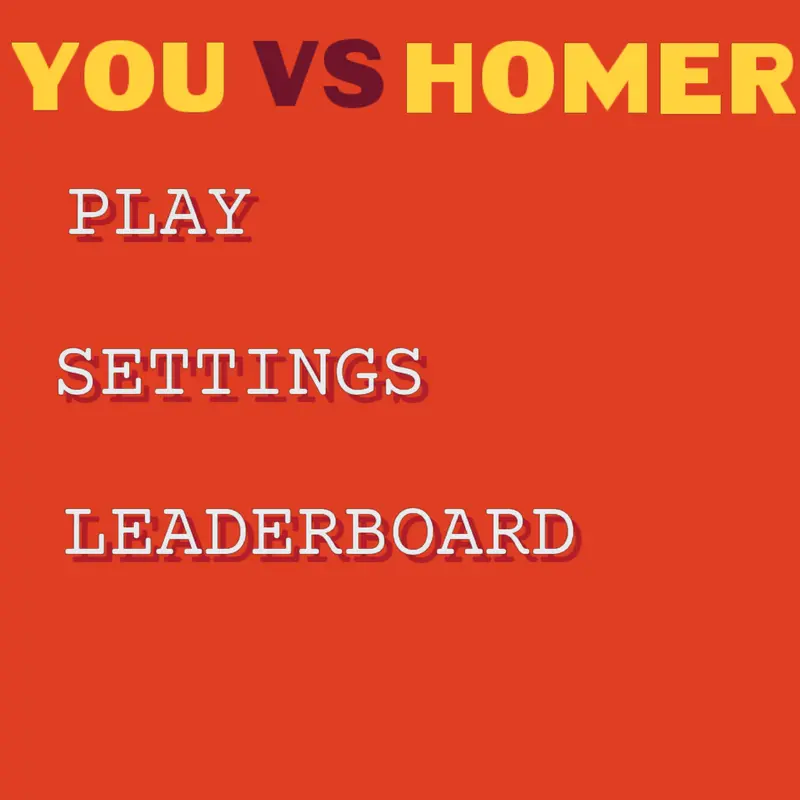 You Vs Homer by @Vercool