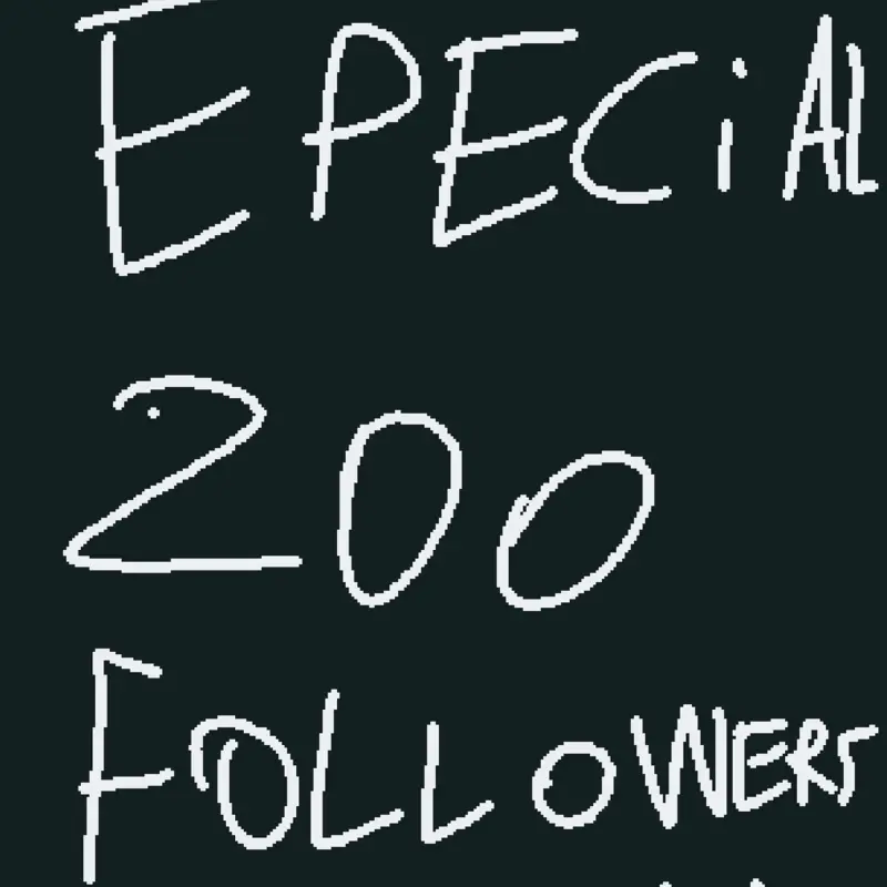 200 followers by @kid_duck
