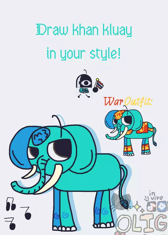 ✨DRAW KHAN KLUAY IN YOUR STYLE!✨ by @oliggf