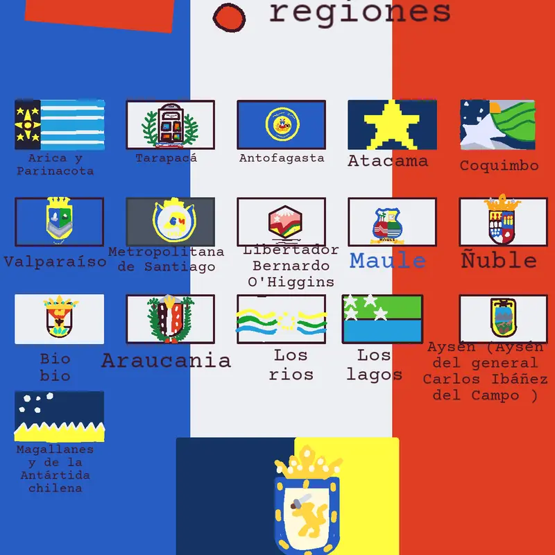 Chile: mis regiones by @Unchileno2014_Castle