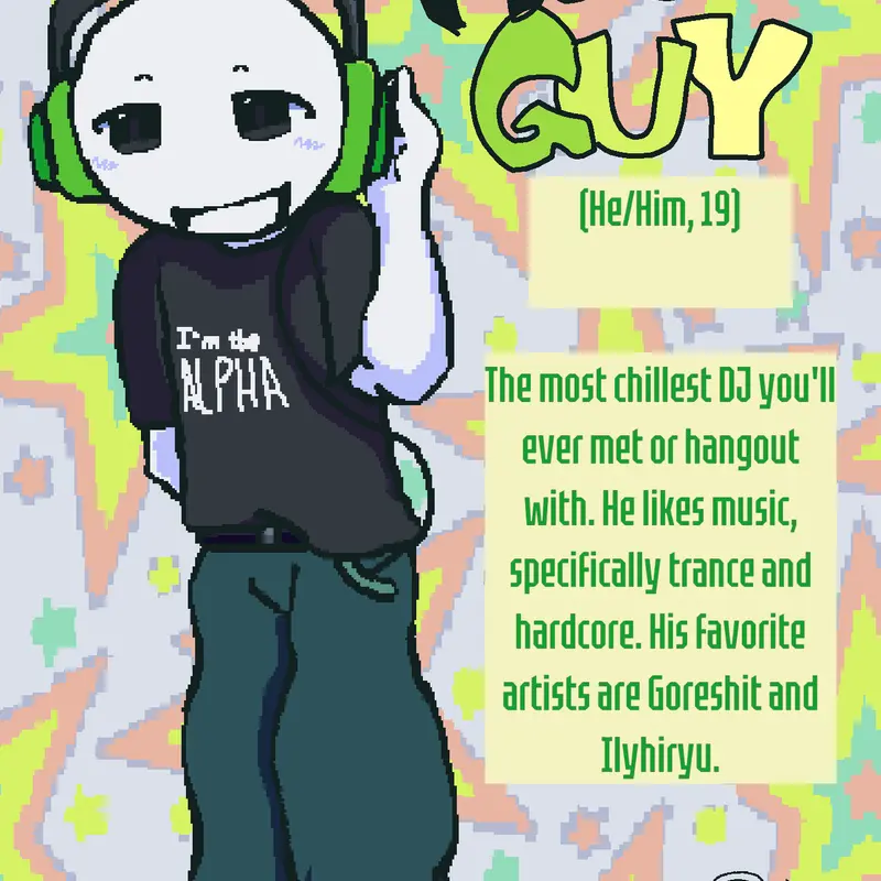Music Guy by @Girlyshuu