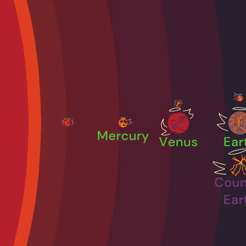 Solar System But's Billion 5 by @IFAG