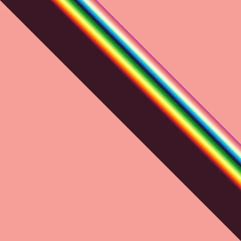 Rain bow road by @ralsei9
