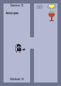 Take gems with hand