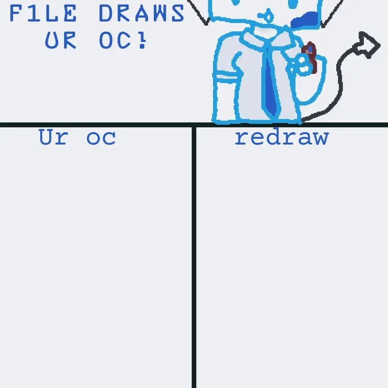 Redrawing ur oc! by @-IN_UR_F1LES-
