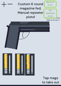 Kinda accurate special pistol