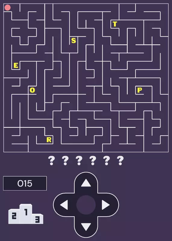 Word Maze by @GoombaDev