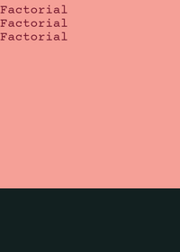 Factorial calculator