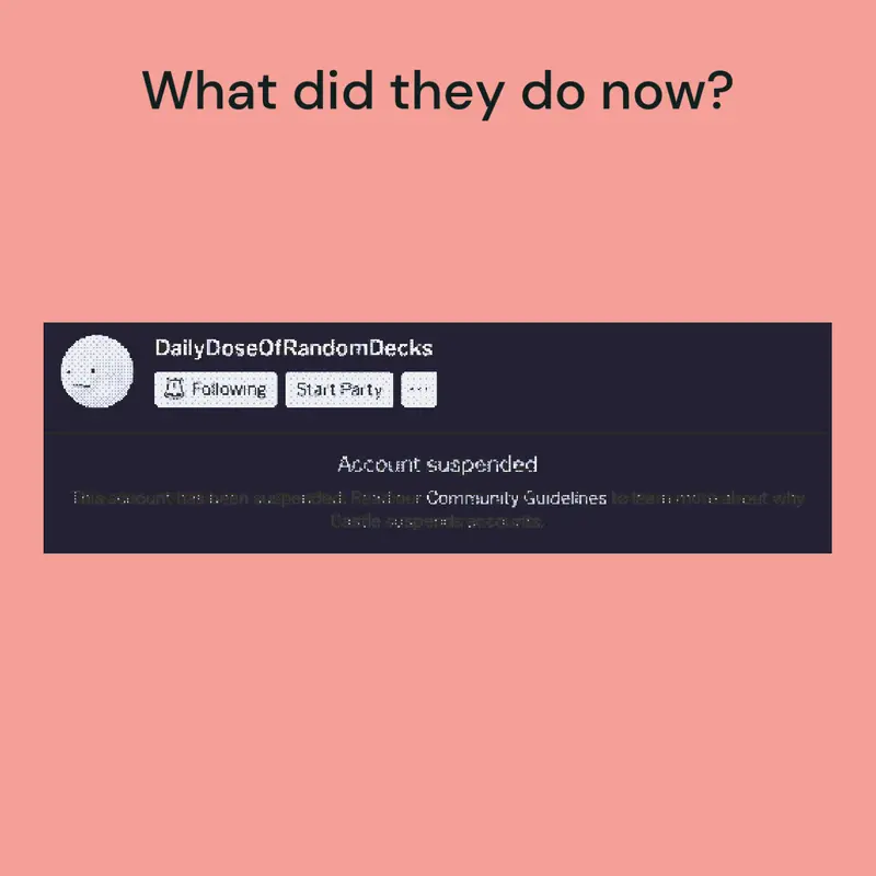 What did they do now? by @ChickenIdontknow