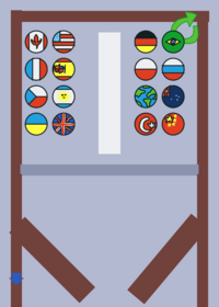 Country marble race!