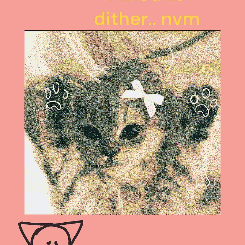 BRO, I TRIED DITHER by @fluffys_account15