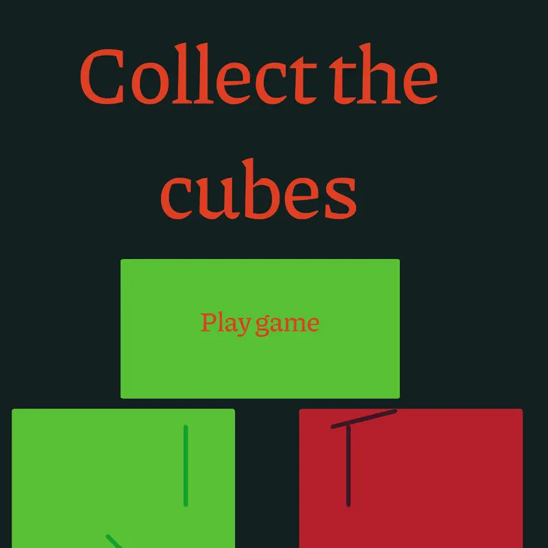 Collect the cubes by @emu_games