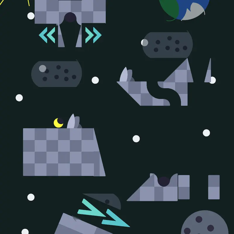 Lunar golf! by @BloodCube