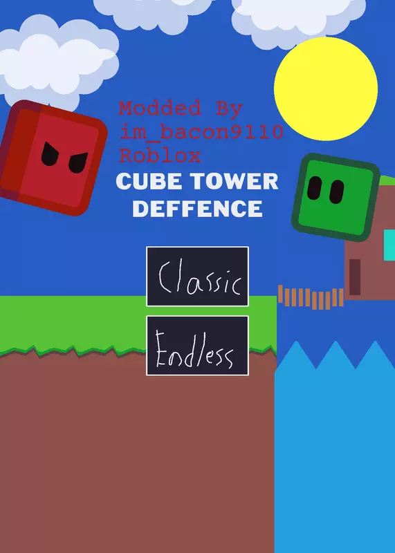 Cube Tower Deffence Modded By Me! by @im_bacon9110_Roblox