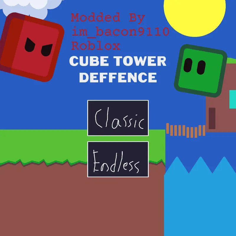 Cube Tower Deffence Modded By Me! by @im_bacon9110_Roblox