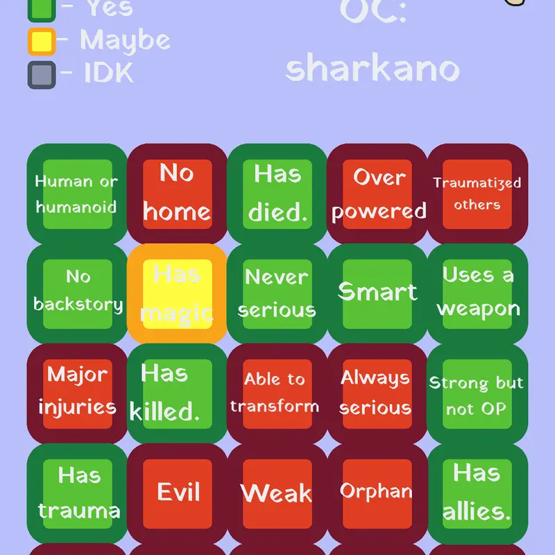 Game by @sanwshellyfan1